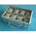 Single watch box for men,wooden watch display case,aluminum cool watch box